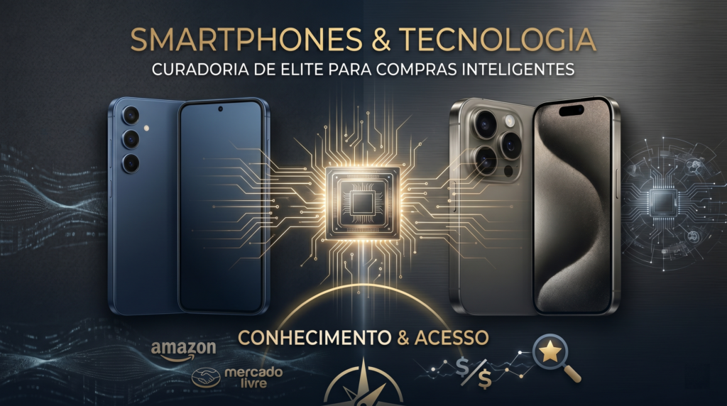 Curadoria de smartphones e tecnologia com links de descontos e cupons para Amazon e Mercado Livre no portal O Promocinho.