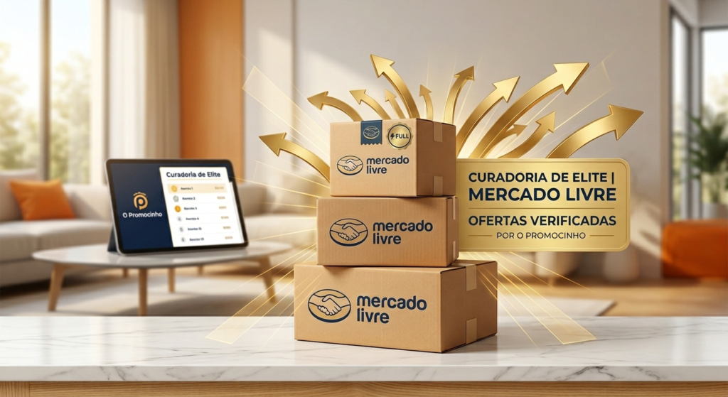 Seleção de melhores oportunidades do Mercado Livre filtradas pelo O Promocinho, incluindo cupons de desconto e produtos com os menores preços do dia.