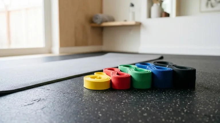 Kit de faixa elástica para exercícios em ambiente de treino em casa